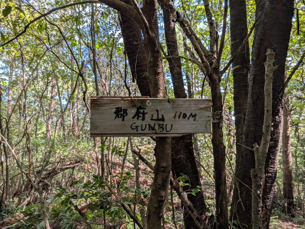 郡部山頂上