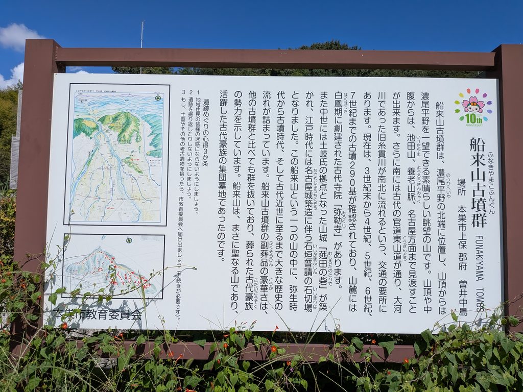 船木山古墳群紹介看板